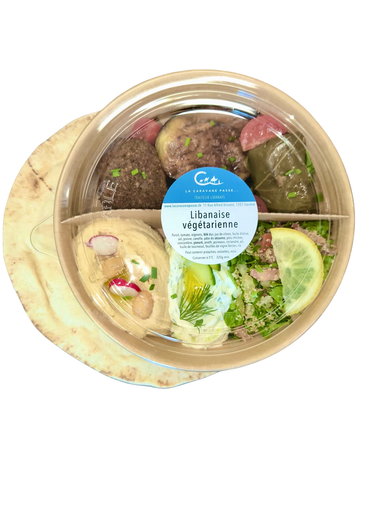 mezzé box vegetarienne traiteur libanais