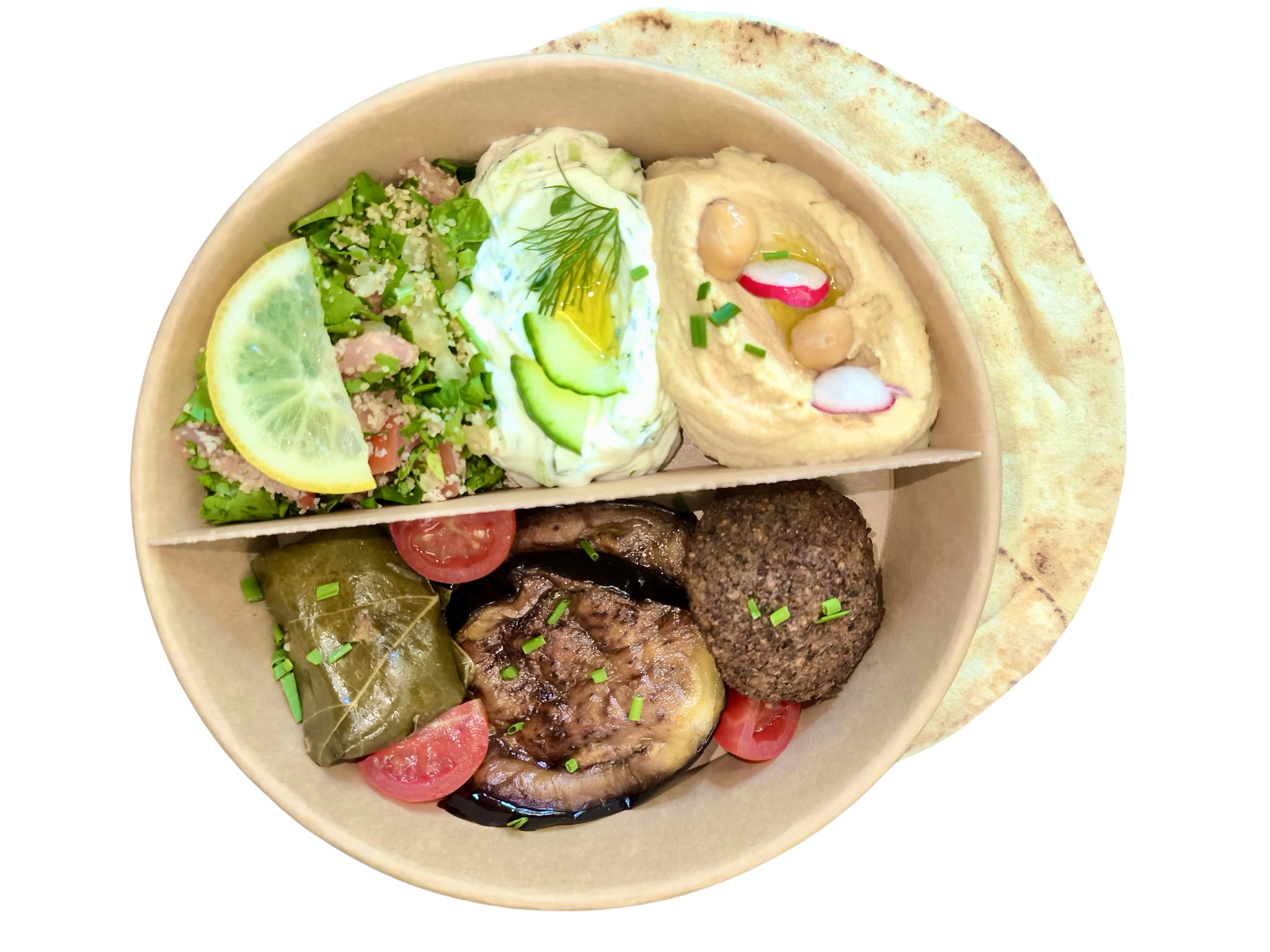 mezze box vegetarienne 