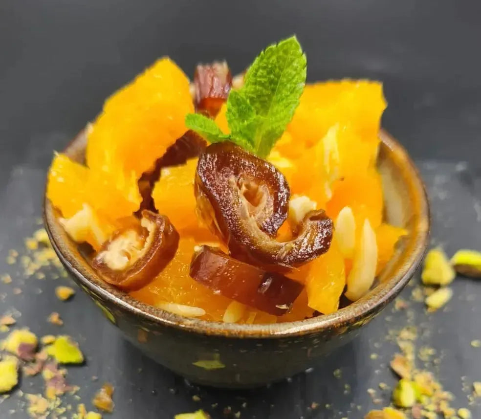 verrine de salade d'orange traiteur libanais